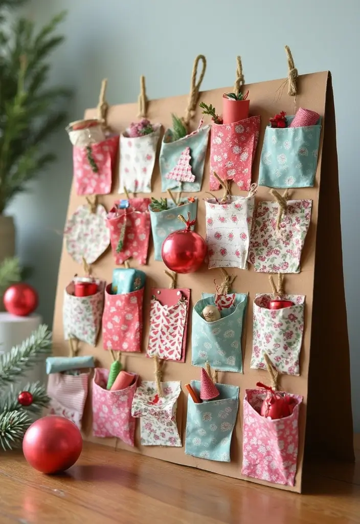 28 Belen Christmas Decor DIY Ideas Using Recycled Materials 58 28 Belen Christmas Decor DIY Ideas Using Recycled Materials - 26. DIY Advent Calendar from Recycled Materials