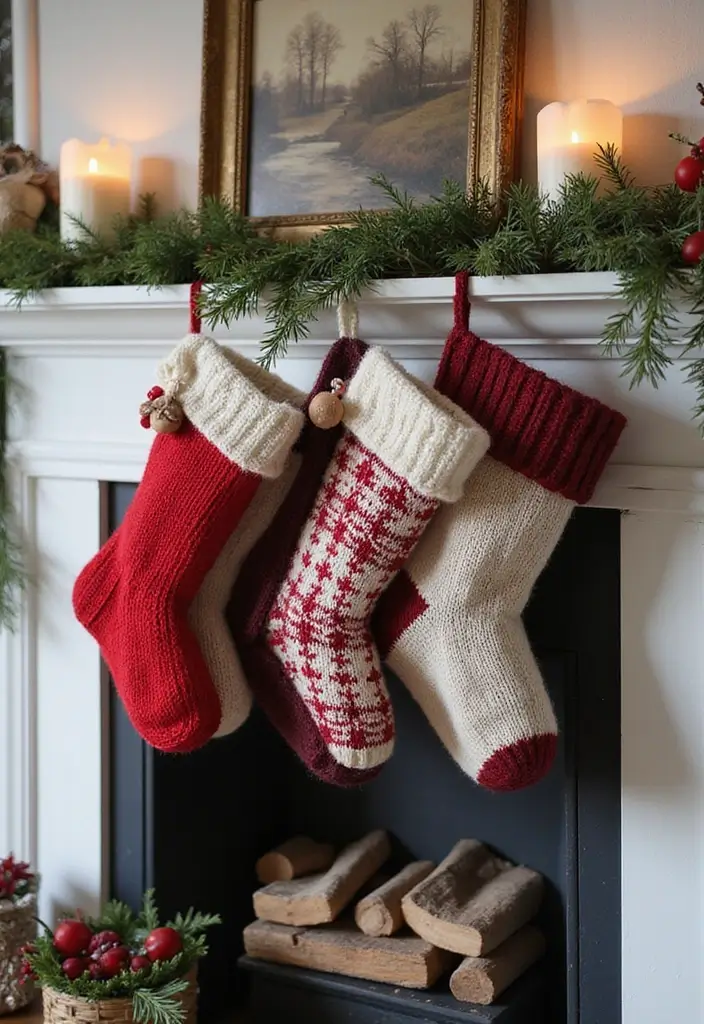 28 Belen Christmas Decor DIY Ideas Using Recycled Materials 27 28 Belen Christmas Decor DIY Ideas Using Recycled Materials - 9. Upcycled Sweater Stockings