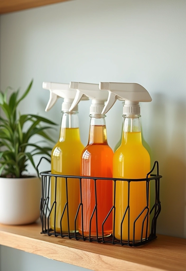 28 Eco Friendly Cleaning Products To Display Beautifully 1 28 Eco Friendly Cleaning Products To Display Beautifully - 1. Reusable Glass Cleaner Bottles