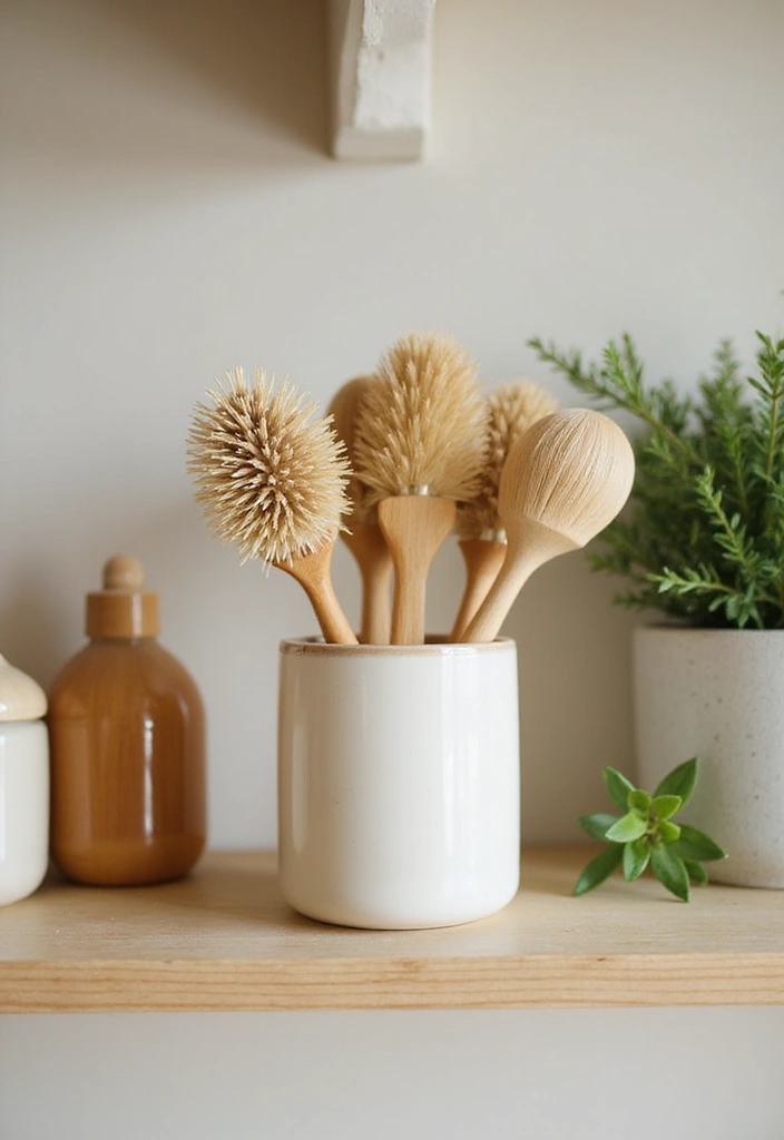 28 Eco Friendly Cleaning Products To Display Beautifully 4 28 Eco Friendly Cleaning Products To Display Beautifully - 2. Bamboo Cleaning Brushes