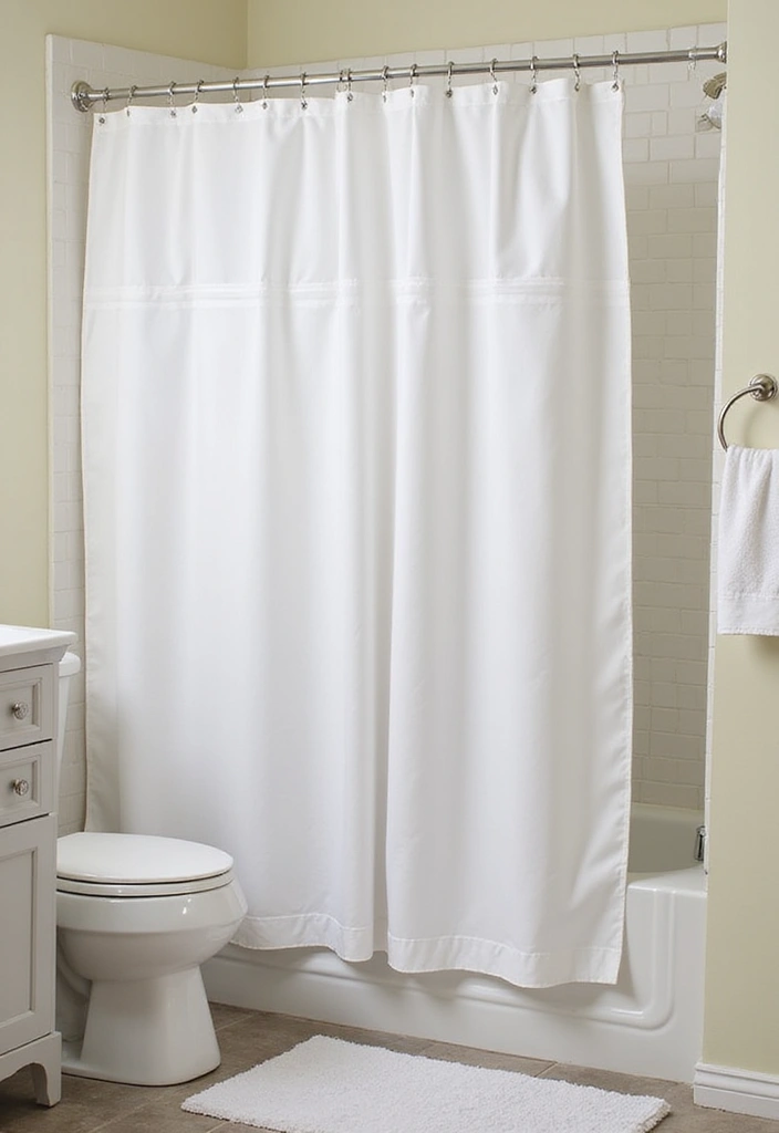 28 Eco Friendly Shower Curtain Ideas For Green Bathrooms 69 28 Eco Friendly Shower Curtain Ideas For Green Bathrooms - 25. Functional Storage Designs
