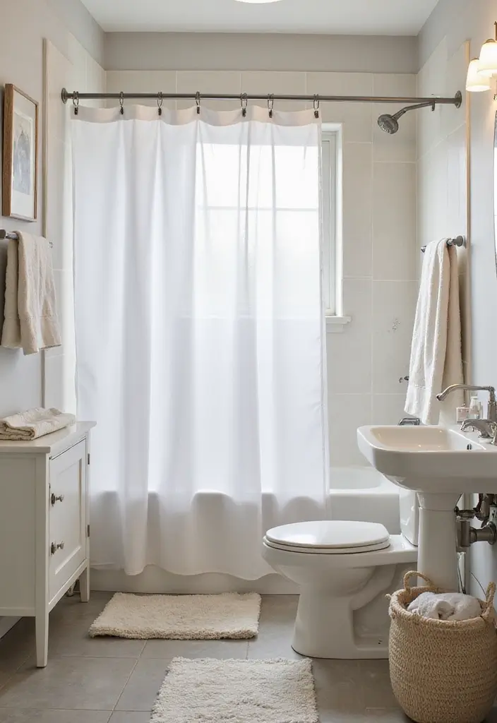 28 Eco Friendly Shower Curtain Ideas For Green Bathrooms 73 28 Eco Friendly Shower Curtain Ideas For Green Bathrooms - 27. Foldable and Portable