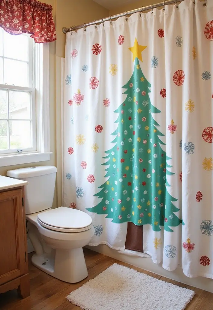 28 Eco Friendly Shower Curtain Ideas For Green Bathrooms 74 28 Eco Friendly Shower Curtain Ideas For Green Bathrooms - 28. Seasonal Swaps