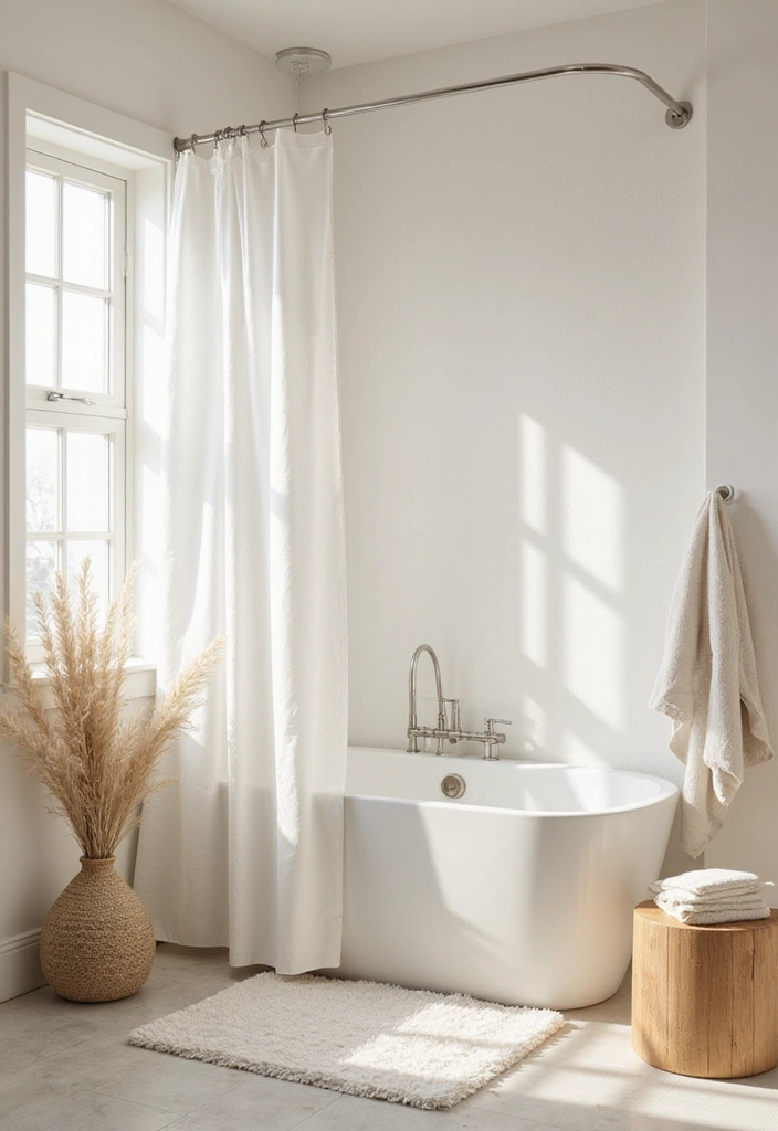 28 Eco Friendly Shower Curtain Ideas For Green Bathrooms 12 28 Eco Friendly Shower Curtain Ideas For Green Bathrooms - 6. Biodegradable Beauty