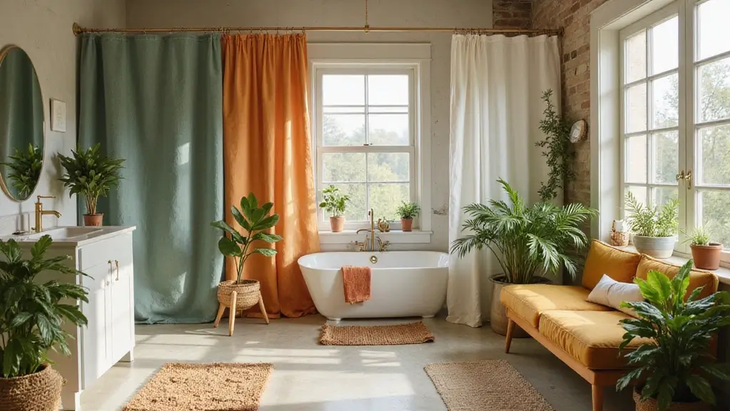 28 Eco Friendly Shower Curtain Ideas For Green Bathrooms