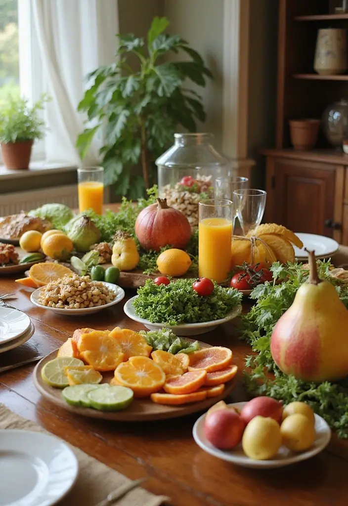 28 Eco Friendly Table Decor Ideas For Sustainable Dining 29 28 Eco Friendly Table Decor Ideas For Sustainable Dining - 11. Edible Table Decor