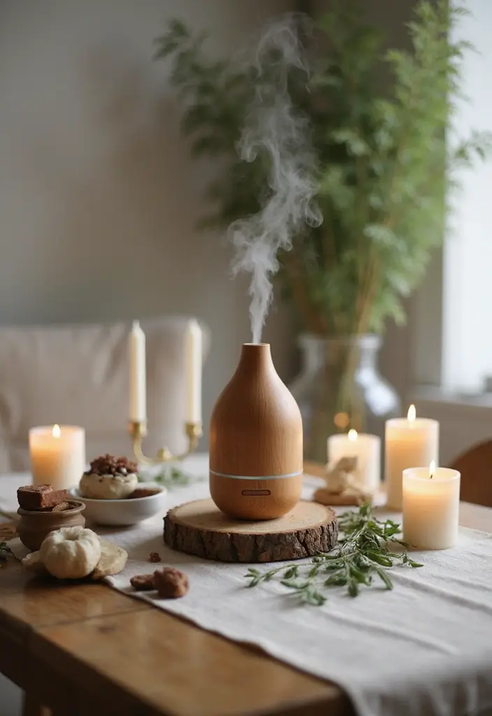 28 Eco Friendly Table Decor Ideas For Sustainable Dining 53 28 Eco Friendly Table Decor Ideas For Sustainable Dining - 23. Use of Essential Oils in Decor