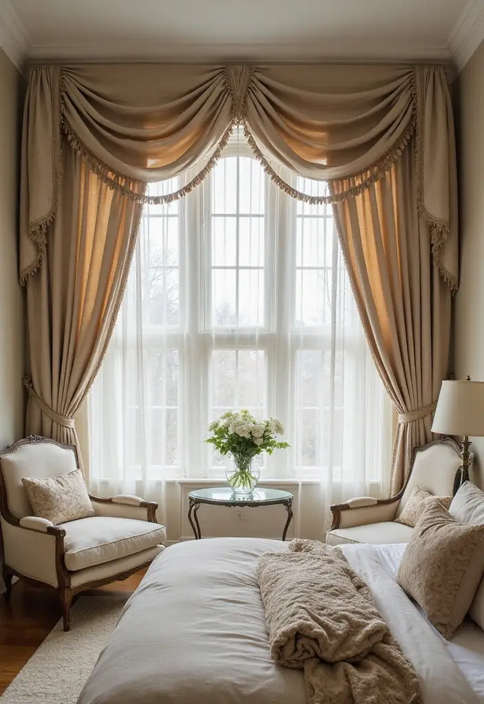 28 Home Decor Ideas With Luxury Bedding You Must Try 36 28 Home Decor Ideas With Luxury Bedding You Must Try - 22. Chic Window Treatments