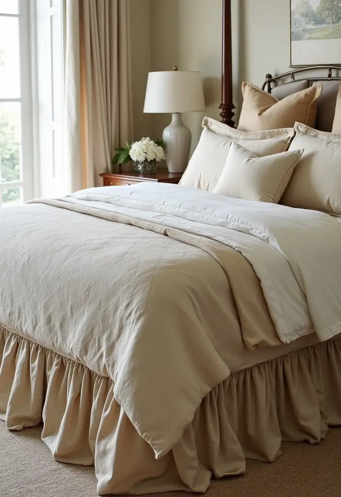 28 Home Decor Ideas With Luxury Bedding You Must Try 52 28 Home Decor Ideas With Luxury Bedding You Must Try - 26. Decorative Bed Skirts