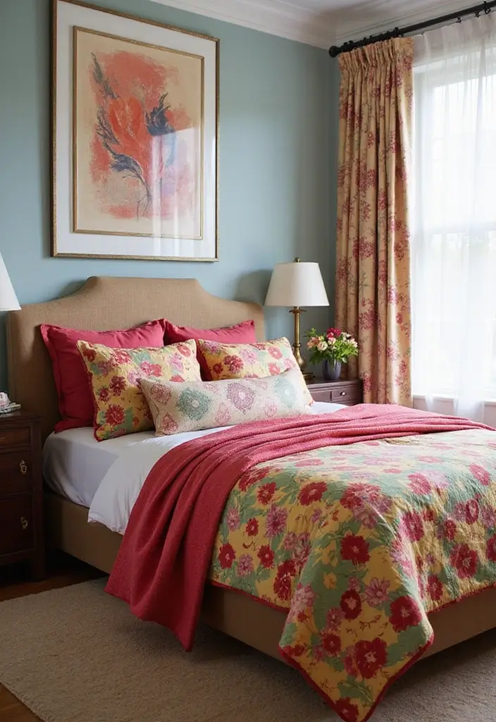 28 Home Decor Ideas With Luxury Bedding You Must Try 59 28 Home Decor Ideas With Luxury Bedding You Must Try - 27. Colorful Bedding Accents