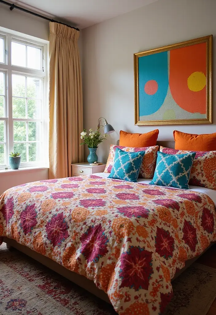 28 Home Decor Ideas With Luxury Bedding You Must Try 5 28 Home Decor Ideas With Luxury Bedding You Must Try - 3. Bold Patterns and Prints