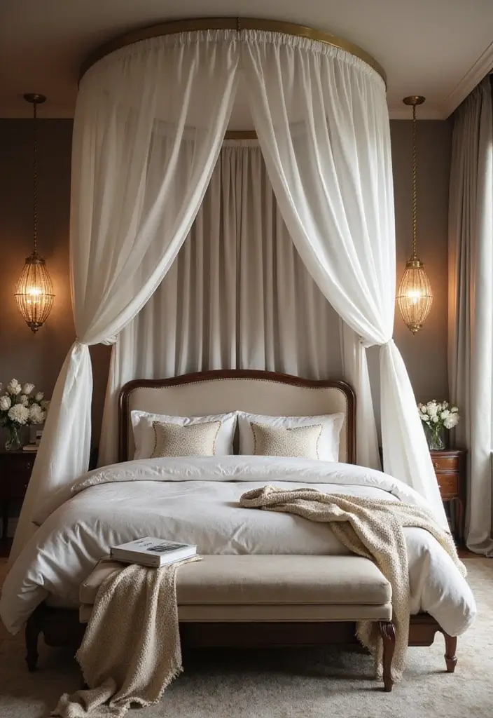 28 Home Decor Ideas With Luxury Bedding You Must Try 6 28 Home Decor Ideas With Luxury Bedding You Must Try - 4. Elegant Bed Canopies