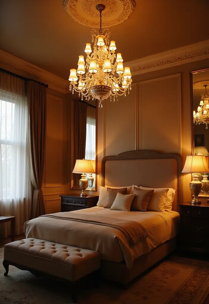 28 Home Decor Ideas With Luxury Bedding You Must Try 13 28 Home Decor Ideas With Luxury Bedding You Must Try - 9. Elegant Lighting Fixtures