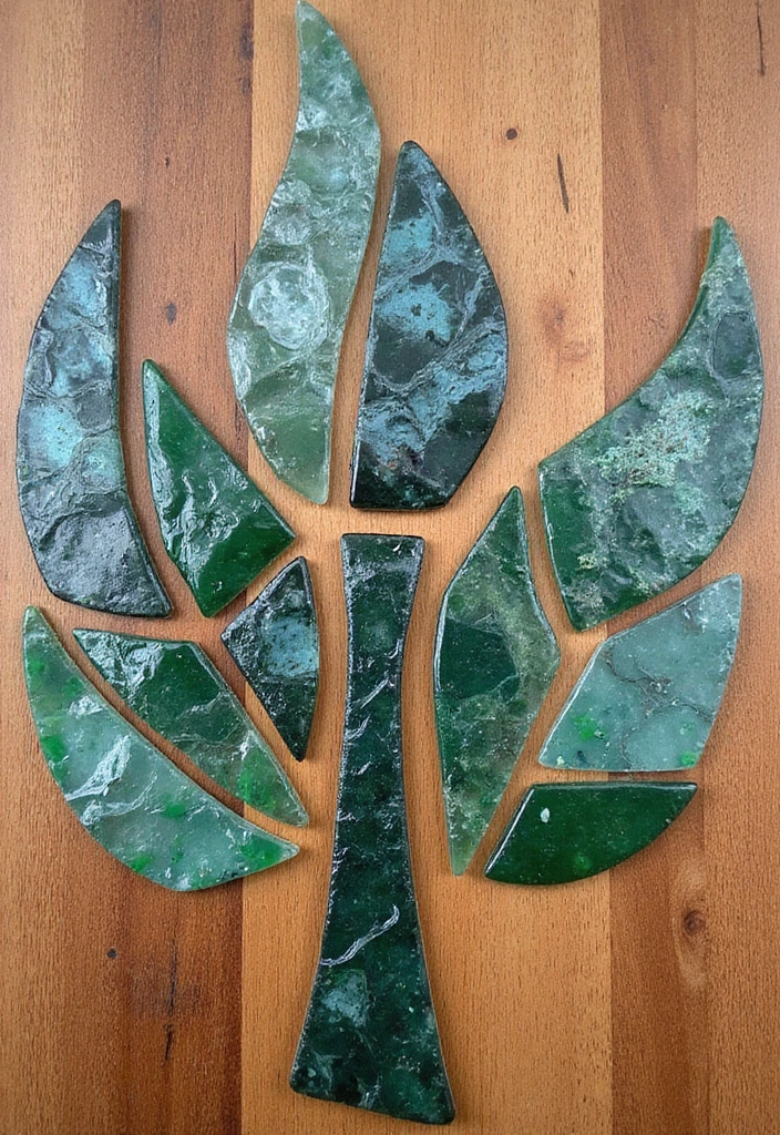 28 Recycled Glass Home Decor Ideas For Eco Lovers - 12. Recycled Glass Wall Art