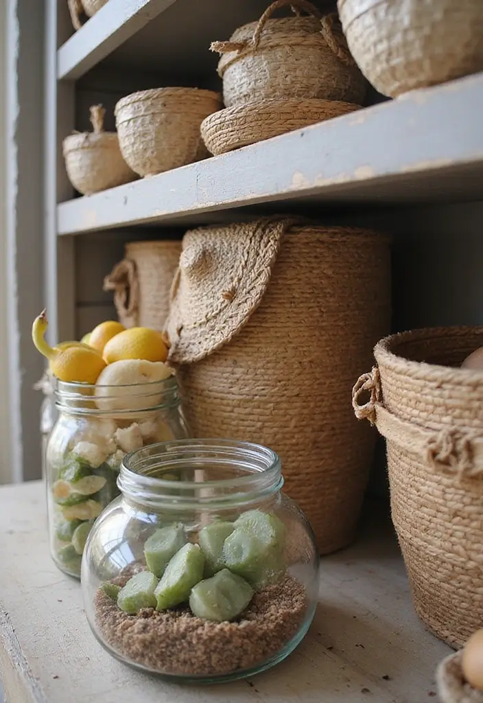 28 Recycled Glass Home Decor Ideas For Eco Lovers - 13. Decorative Glass Baskets
