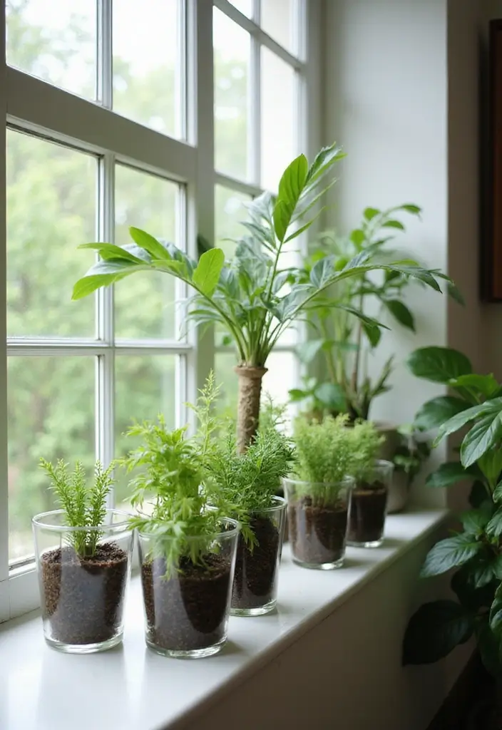 28 Recycled Glass Home Decor Ideas For Eco Lovers - 19. Glass Planters