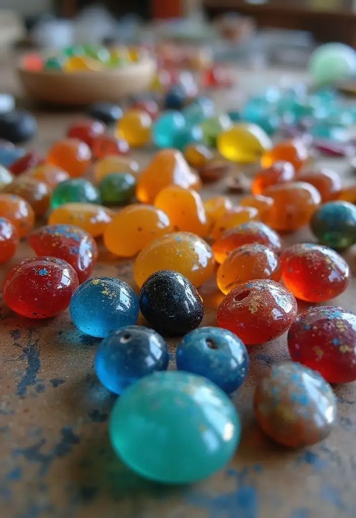 28 Recycled Glass Home Decor Ideas For Eco Lovers - 25. Glass Beads for Crafts
