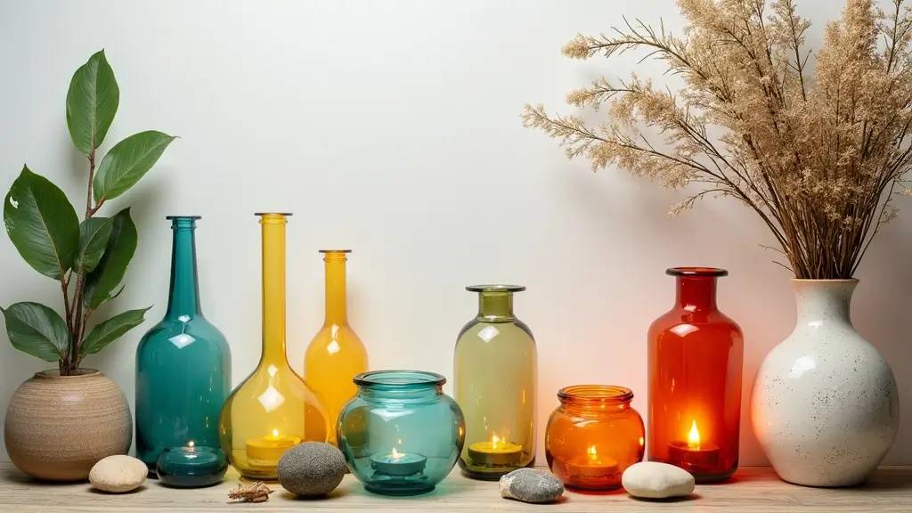 28 Recycled Glass Home Decor Ideas For Eco Lovers