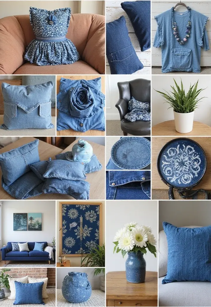 28 Upcycled Denim Home Decor Ideas You Can Try 157 28 Upcycled Denim Home Decor Ideas You Can Try - Conclusion