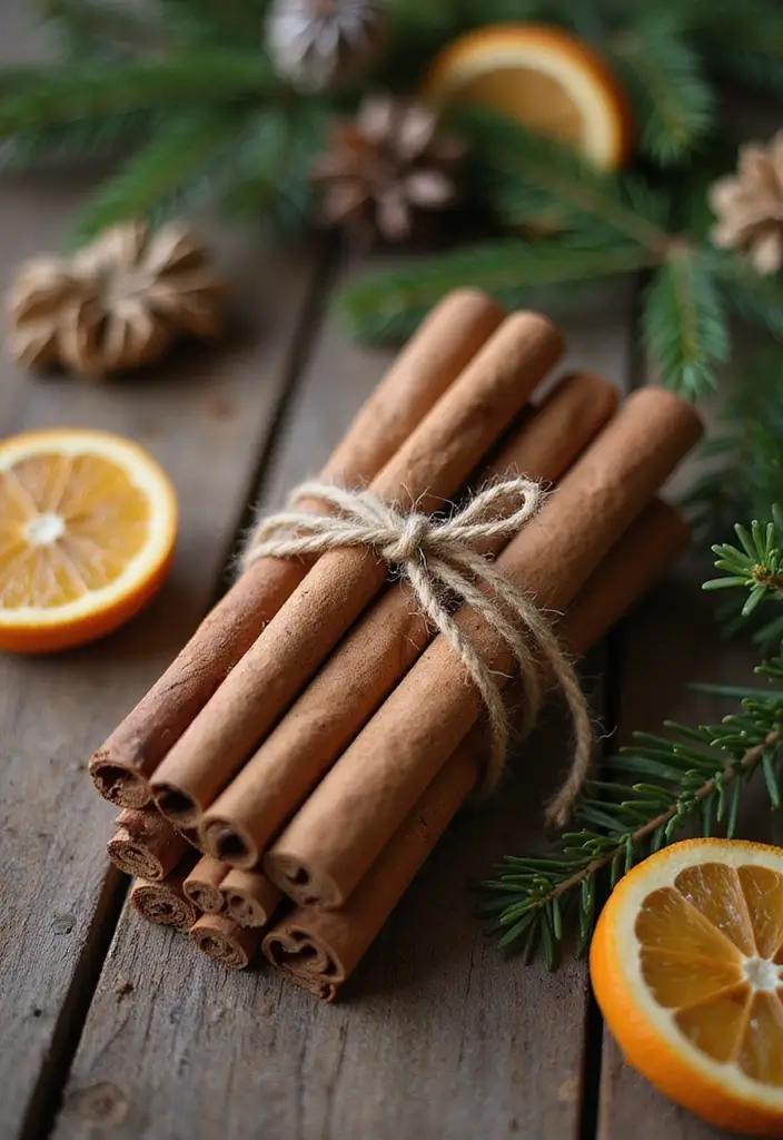 29 Christmas Tabletop Decor Centerpiece Ideas For Festive Homes 26 29 Christmas Tabletop Decor Centerpiece Ideas For Festive Homes - 10. Cinnamon Stick Bundles
