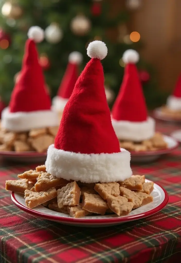 29 Christmas Tabletop Decor Centerpiece Ideas For Festive Homes 57 29 Christmas Tabletop Decor Centerpiece Ideas For Festive Homes - 21. Santa's Hat Centerpiece