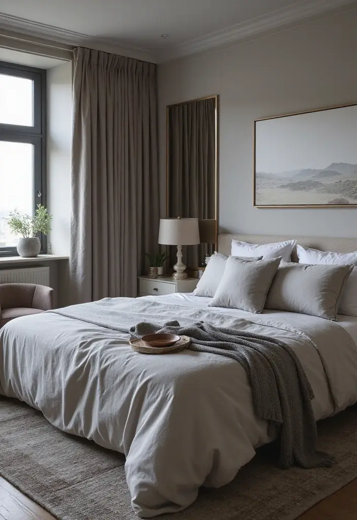 29 Grey Bedding Decor Ideas For Modern Bedrooms 7 29 Grey Bedding Decor Ideas For Modern Bedrooms - 7. Rich Textures