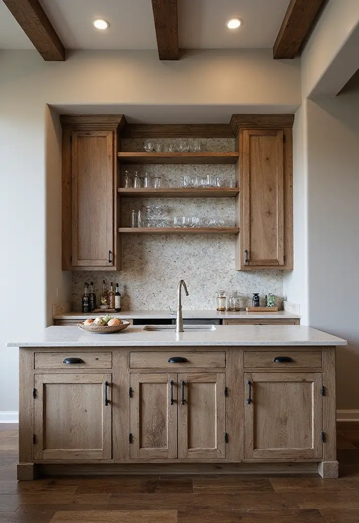 29 Luxury Home Bar Designs With Timeless Wooden Decor 2 29 Luxury Home Bar Designs With Timeless Wooden Decor - 2. Modern Farmhouse Vibe