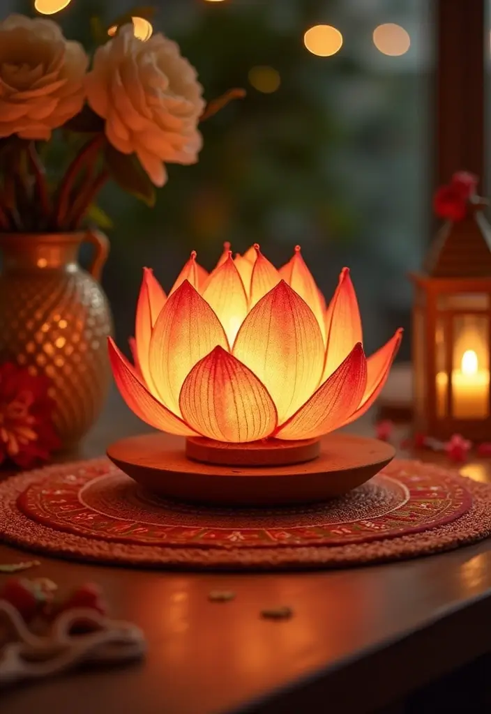 29 Zen Lotus Lamp Decor Ideas For Peaceful Corners 18 29 Zen Lotus Lamp Decor Ideas For Peaceful Corners - 12. Lotus Lamps as Unique Gifts