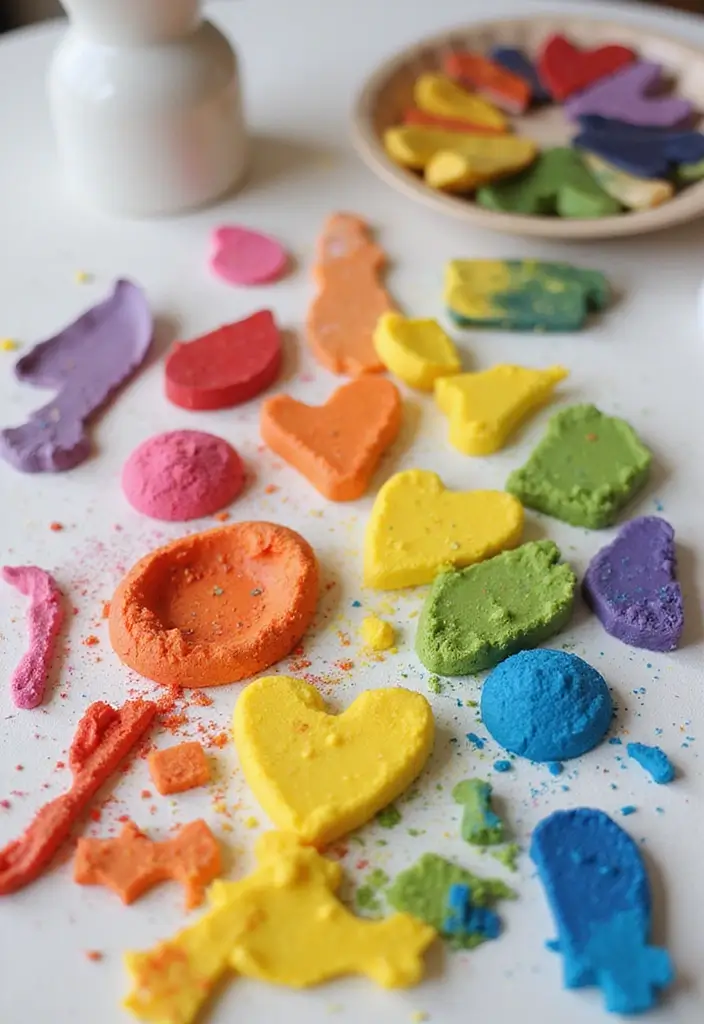 30+ DIY Room Decor Ideas Using Recycled Materials 25 30+ DIY Room Decor Ideas Using Recycled Materials - 11. Recycled Crayon Art