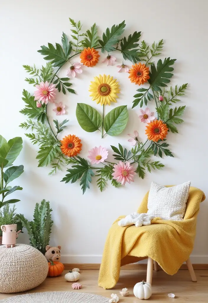 30+ DIY Room Decor Ideas Using Recycled Materials 46 30+ DIY Room Decor Ideas Using Recycled Materials - 18. DIY Wall Art with Nature