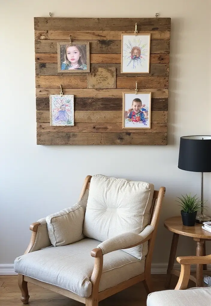 30+ DIY Room Decor Ideas Using Recycled Materials 67 30+ DIY Room Decor Ideas Using Recycled Materials - 21. Upcycled Shipping Pallet Art