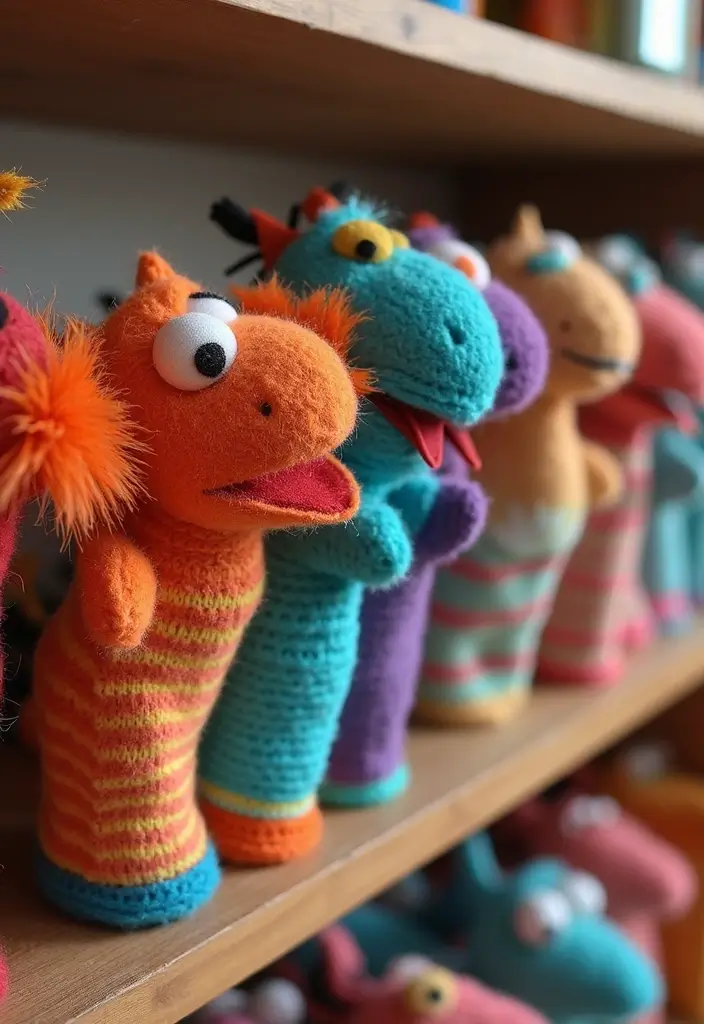 30+ DIY Room Decor Ideas Using Recycled Materials 77 30+ DIY Room Decor Ideas Using Recycled Materials - 25. Sock Puppets
