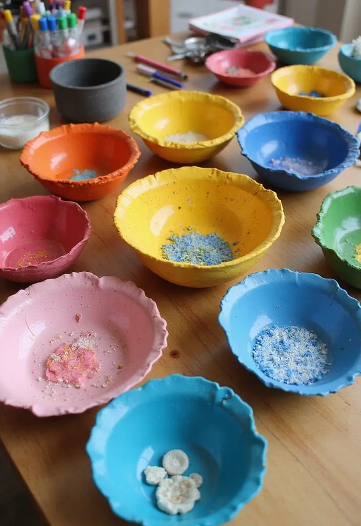 30+ DIY Room Decor Ideas Using Recycled Materials 16 30+ DIY Room Decor Ideas Using Recycled Materials - 8. Paper Mache Bowls