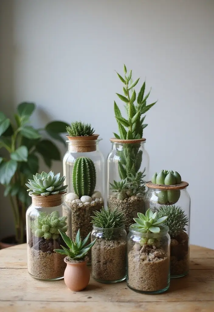 30+ Decorative Glass Vases On Display For Elegant Interiors 31 30+ Decorative Glass Vases On Display For Elegant Interiors - 15. Bohemian Terrarium Vases