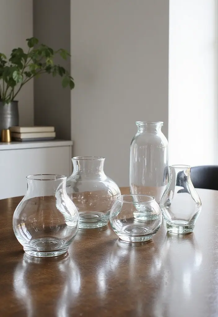 30+ Decorative Glass Vases On Display For Elegant Interiors 8 30+ Decorative Glass Vases On Display For Elegant Interiors - 2. Geometric Glass Vases