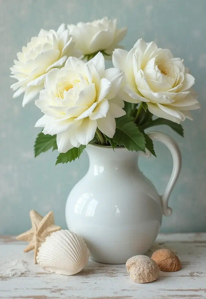 30+ Decorative Glass Vases On Display For Elegant Interiors 46 30+ Decorative Glass Vases On Display For Elegant Interiors - 20. Coastal-Inspired Vases