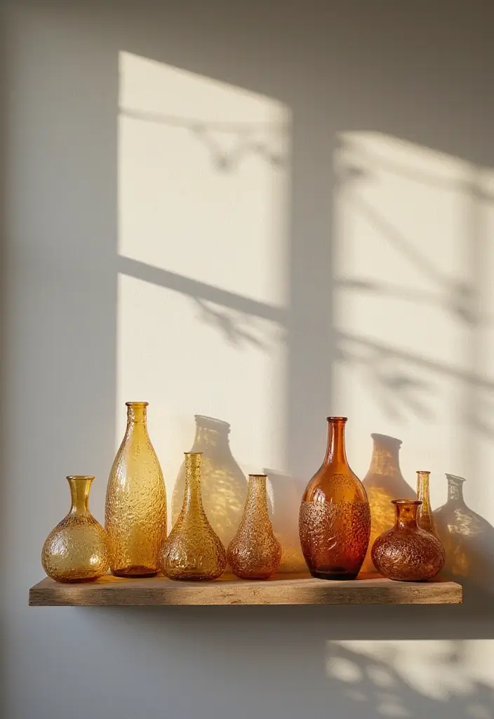 30+ Decorative Glass Vases On Display For Elegant Interiors 13 30+ Decorative Glass Vases On Display For Elegant Interiors - 7. Textured Glass Vases