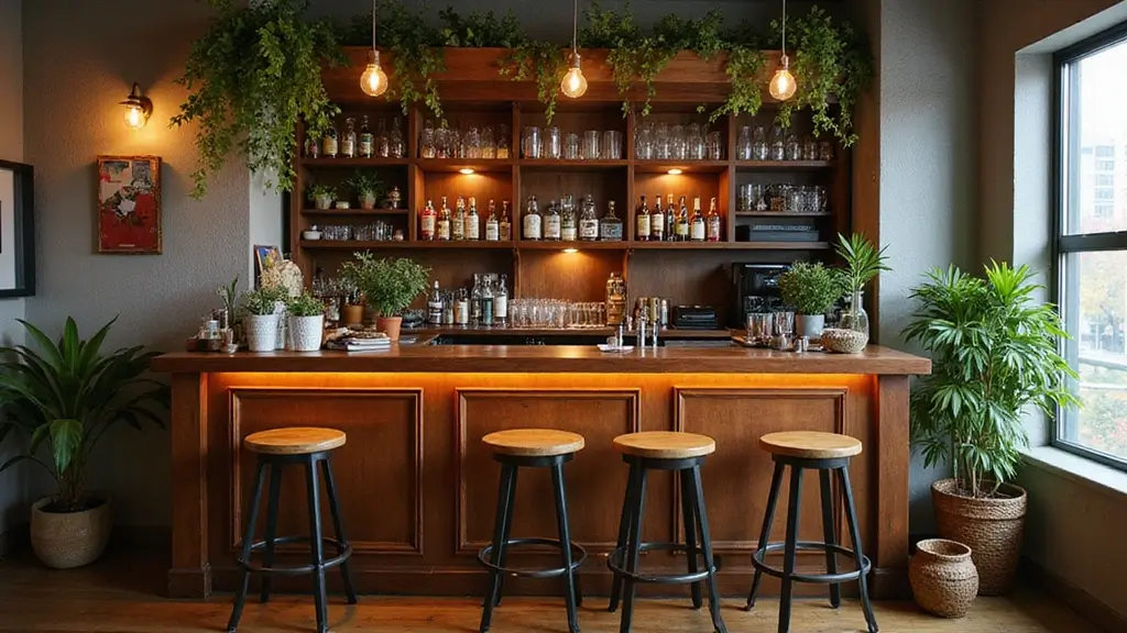 30+ Small Home Bar Decor Ideas That Maximize Space